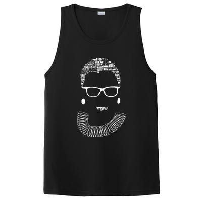 Notorious R.B.G Progressive Liberal Ruth Bader Ginsburg PosiCharge Competitor Tank