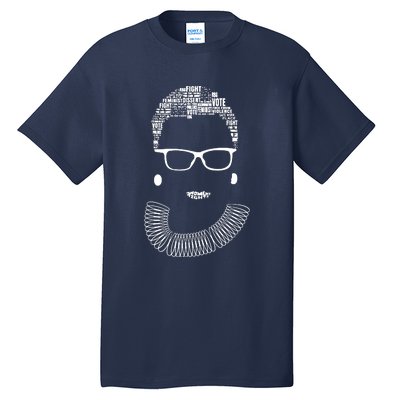 Notorious R.B.G Progressive Liberal Ruth Bader Ginsburg Tall T-Shirt