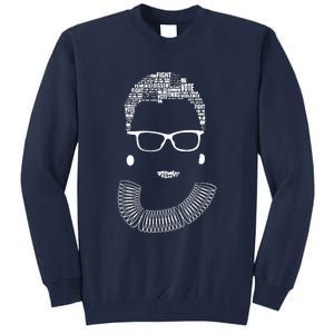 Notorious R.B.G Progressive Liberal Ruth Bader Ginsburg Tall Sweatshirt