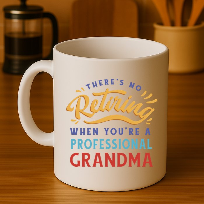 No Retiring Professional Grandma Funny Gift Mug