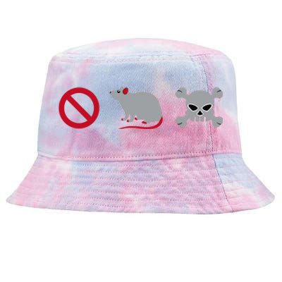 No Rat P.O.I.S.O.N Tie-Dyed Bucket Hat