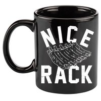 Nice Rack Ribs Bbq Lover Funny 11oz C Handle Ceramic Mug