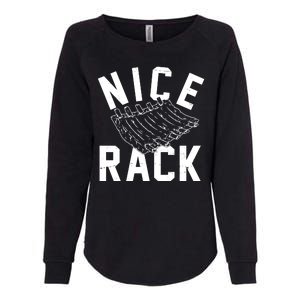 Nice Rack Ribs Bbq Lover Funny Womens California Wash Sweatshirt