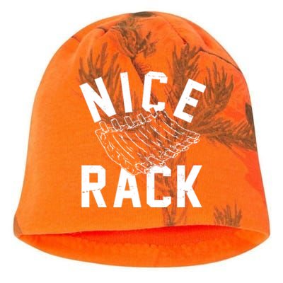 Nice Rack Ribs Bbq Lover Funny Kati - Camo Knit Beanie