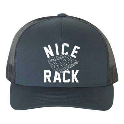 Nice Rack Ribs Bbq Lover Funny Yupoong Adult 5-Panel Trucker Hat