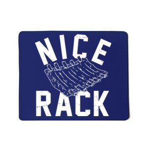 Nice Rack Ribs Bbq Lover Funny Mousepad