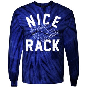 Nice Rack Ribs Bbq Lover Funny Tie-Dye Long Sleeve Shirt