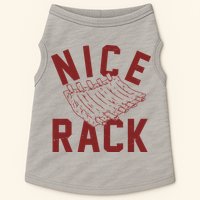 Nice Rack Ribs Bbq Lover Funny Doggie Tank