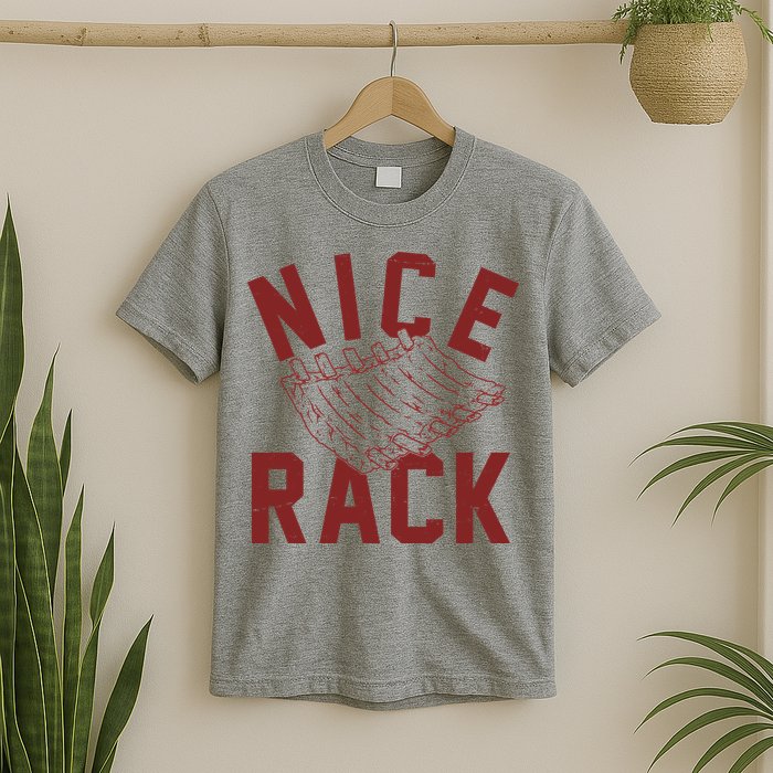 Nice Rack Ribs Bbq Lover Funny T-Shirt