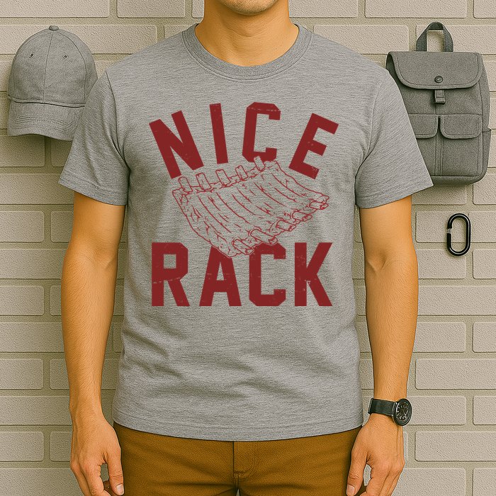 Nice Rack Ribs Bbq Lover Funny T-Shirt