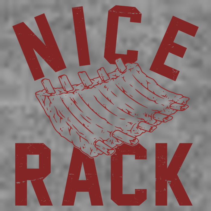 Nice Rack Ribs Bbq Lover Funny T-Shirt
