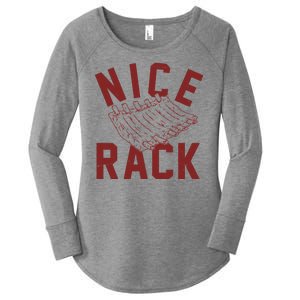 Nice Rack Ribs Bbq Lover Funny Women's Perfect Tri Tunic Long Sleeve Shirt