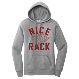 Nice Rack Ribs Bbq Lover Funny Women's Pullover Hoodie