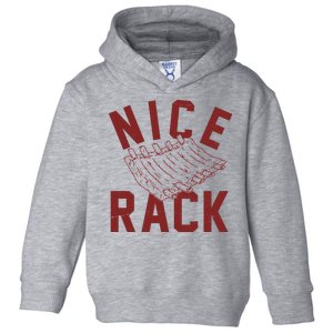 Nice Rack Ribs Bbq Lover Funny Toddler Hoodie