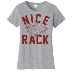 Nice Rack Ribs Bbq Lover Funny Women's T-Shirt