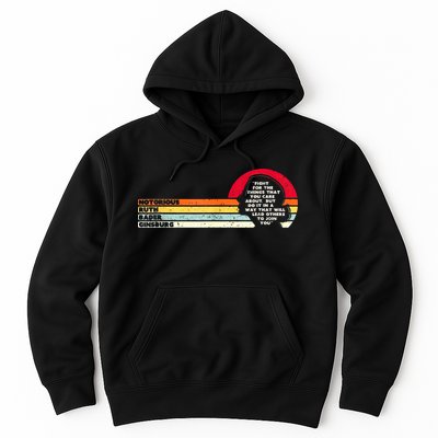 Notorious RBG Ruth Bader Ginsburg Vintage Supreme Court Hoodie