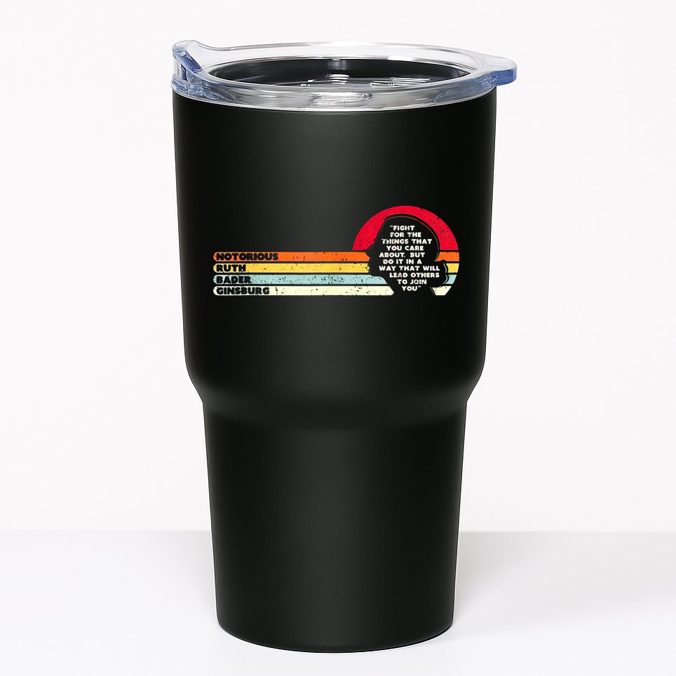 Notorious RBG Ruth Bader Ginsburg Vintage Supreme Court Tumbler