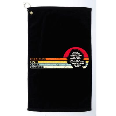 Notorious RBG Ruth Bader Ginsburg Vintage Supreme Court Golf Towel