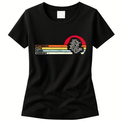 Notorious RBG Ruth Bader Ginsburg Vintage Supreme Court Womens T-Shirt