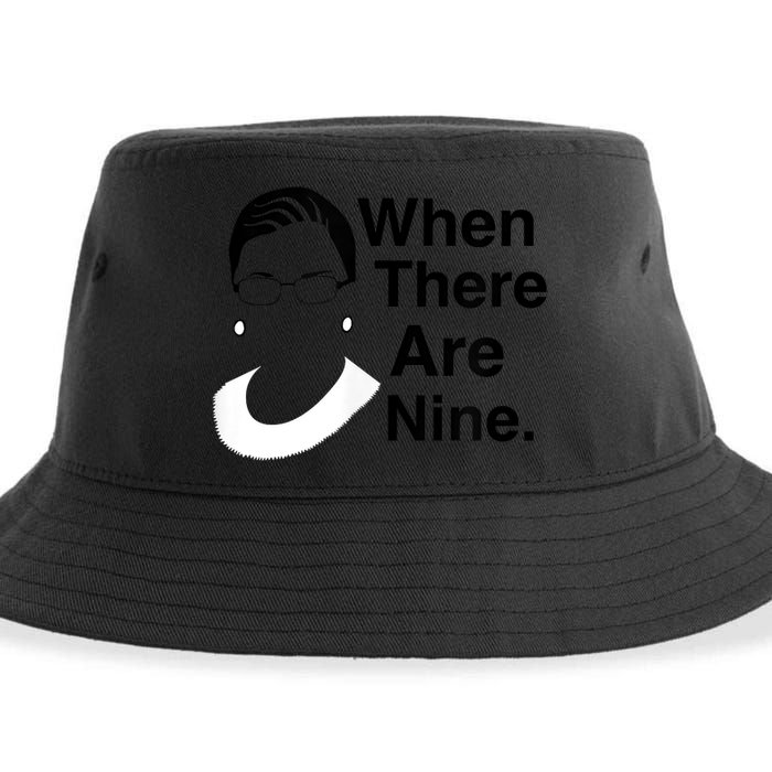 Notorious RBG Ruth Bader Ginsburg When There Are Nine Sustainable Bucket Hat