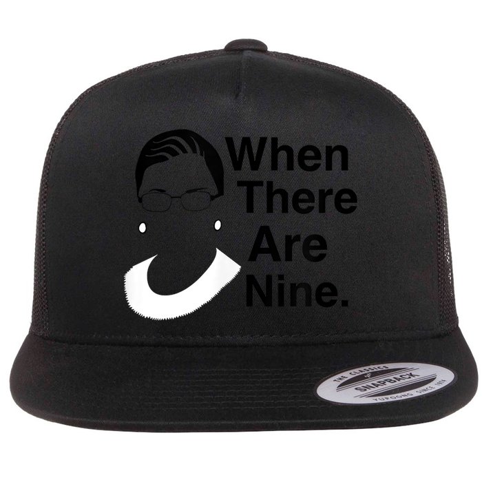 Notorious RBG Ruth Bader Ginsburg When There Are Nine Flatbill Hat