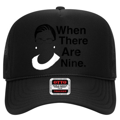 Notorious RBG Ruth Bader Ginsburg When There Are Nine Trucker Hat