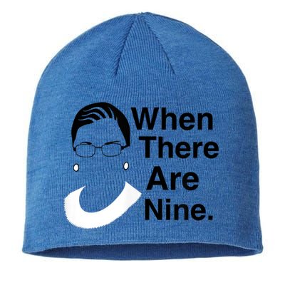 Notorious RBG Ruth Bader Ginsburg When There Are Nine Sustainable Beanie
