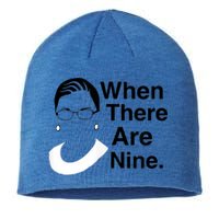 Notorious RBG Ruth Bader Ginsburg When There Are Nine Sustainable Beanie