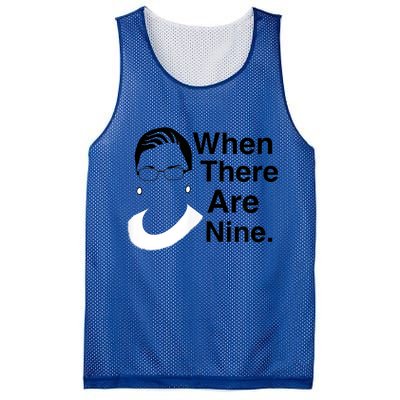 Notorious RBG Ruth Bader Ginsburg When There Are Nine Mesh Reversible Basketball Jersey Tank