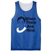 Notorious RBG Ruth Bader Ginsburg When There Are Nine Mesh Reversible Basketball Jersey Tank