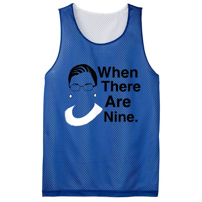 Notorious RBG Ruth Bader Ginsburg When There Are Nine Mesh Reversible Basketball Jersey Tank