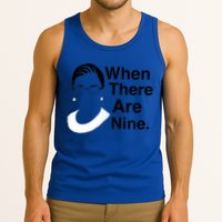 Notorious RBG Ruth Bader Ginsburg When There Are Nine Tank Top