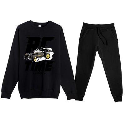 N Rc Racer Great Gift Premium Crewneck Sweatsuit Set