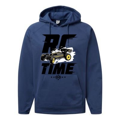 N Rc Racer Great Gift Performance Fleece Hoodie