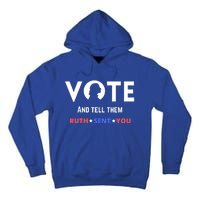 Notorious Rbg Ruth Bader Ginsburg Vote Feminist Great Gift Tall Hoodie