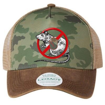 No Rat Sign Stop Snitching Pest Control Cool Novelty Graphic Legacy Tie Dye Trucker Hat