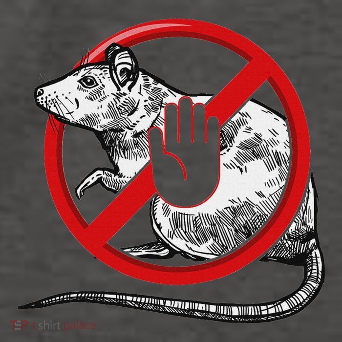 No Rat Sign Stop Snitching Pest Control Cool Novelty Graphic Vector Backpack