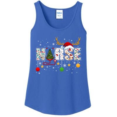 Nurse Rn Stethoscope Christmas Tree Ornats Decor Gift Ladies Essential Tank