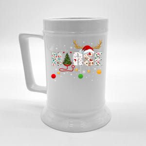 Nurse Rn Stethoscope Christmas Tree Ornats Decor Gift Beer Stein