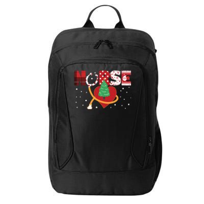 Nurse Rn Stethoscope Christmas Tree Ornats Nursing Doctor Gift City Backpack