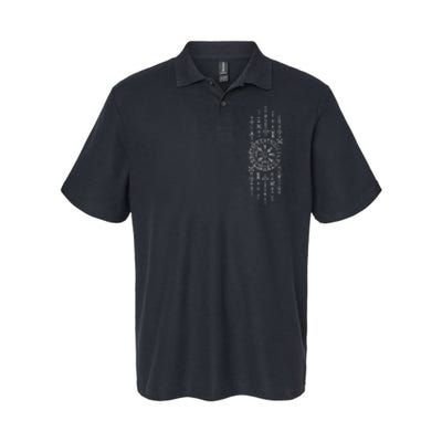 Norse Runes Symbols Celtic Viking Compass Vegvisir Softstyle Adult Sport Polo