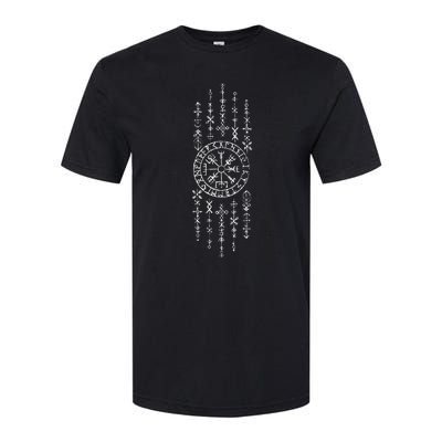 Norse Runes Symbols Celtic Viking Compass Vegvisir Softstyle CVC T-Shirt