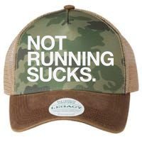 NOT RUNNING SUCKS Funny Runner Jogging Jogger Fitness Race Legacy Tie Dye Trucker Hat