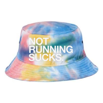 NOT RUNNING SUCKS Funny Runner Jogging Jogger Fitness Race Tie Dye Newport Bucket Hat