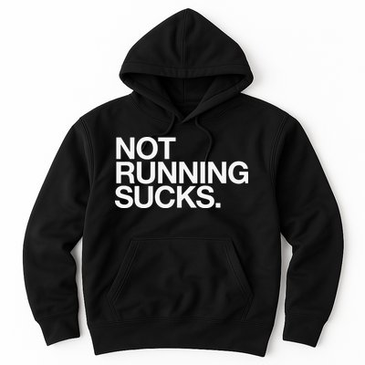 NOT RUNNING SUCKS Funny Runner Jogging Jogger Fitness Race Hoodie