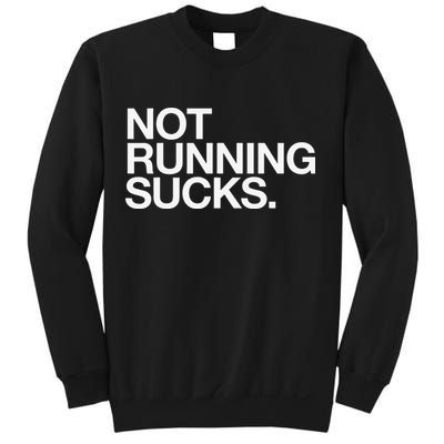NOT RUNNING SUCKS Funny Runner Jogging Jogger Fitness Race Sweatshirt