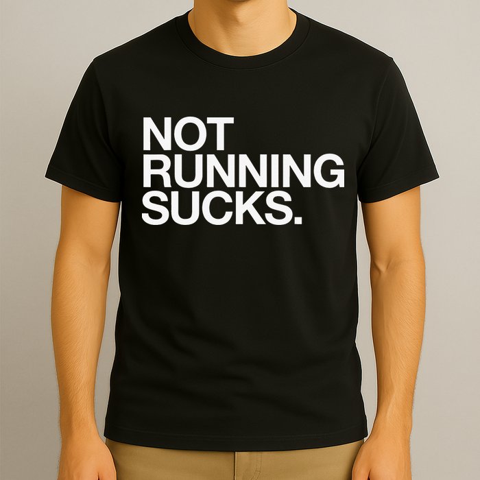 NOT RUNNING SUCKS Funny Runner Jogging Jogger Fitness Race T-Shirt