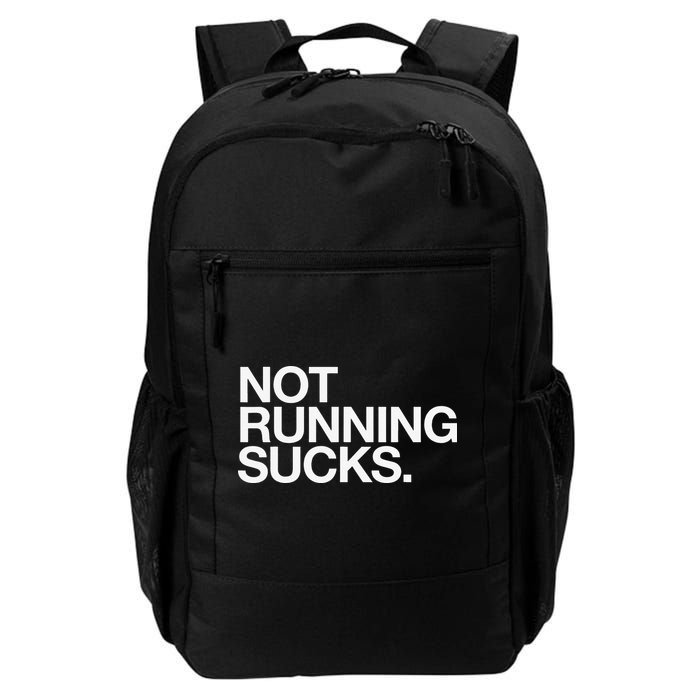 NOT RUNNING SUCKS Funny Runner Jogging Jogger Fitness Race Backpack
