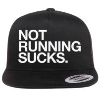NOT RUNNING SUCKS Funny Runner Jogging Jogger Fitness Race Flat Bill Trucker Hat
