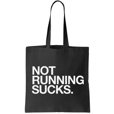 NOT RUNNING SUCKS Funny Runner Jogging Jogger Fitness Race Bag